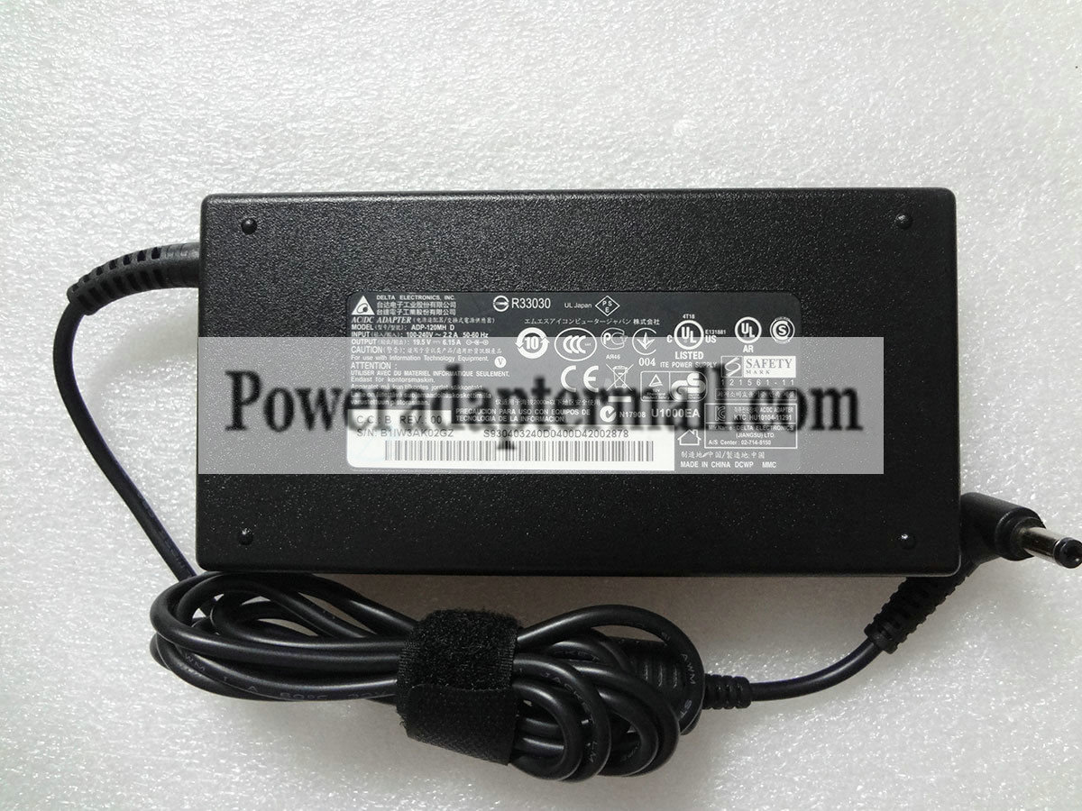 Genuine 120W MSI GE60 GS70 A12-120P1A AC Adapter Power Supply